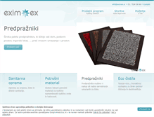 Tablet Screenshot of eximex.si